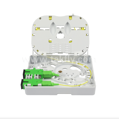 TKS-1806-02E 2-পোর্ট ওয়াল মাউন্ট বক্স ¢ FTTH এর জন্য যান্ত্রিক সুরক্ষা এবং ফাইবার ম্যানেজমেন্ট