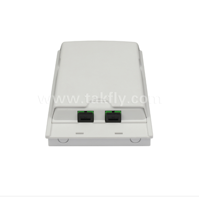 TKS-1806-02F ফাইবার ওয়াল আউটলেট – FTTx নেটওয়ার্কের জন্য ফিডার কেবল থেকে ড্রপ কেবলের টার্মিনেশন পয়েন্ট