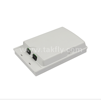 TKS-1806-02F ফাইবার ওয়াল আউটলেট – FTTx নেটওয়ার্কের জন্য ফিডার কেবল থেকে ড্রপ কেবলের টার্মিনেশন পয়েন্ট