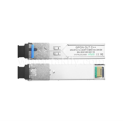 GP4321-3SCDC2x GPON OLT ক্লাস সি++ এসএফপি ট্রান্সসিভার 2.5G/1.25G, 1490nm DFB, 1310nm APD-TIA, SC/UPC, 32dB+ লিংক বাজেট