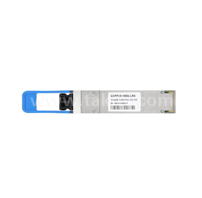 TKQS28-100G-LR4 100Gbps QSFP28 অপটিক্যাল ট্রান্সসিভার ₹ 10km, 4 LAN-WDM চ্যানেল (1295.56-1309.14nm), EML লেজার, পিন রিসিভার, 100GBASE-LR4 সামঞ্জস্যপূর্ণ