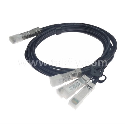 40G QSFP+ to 4x 10G SFP+ Breakout Cable – Ideal for Switch/Router Interconnects