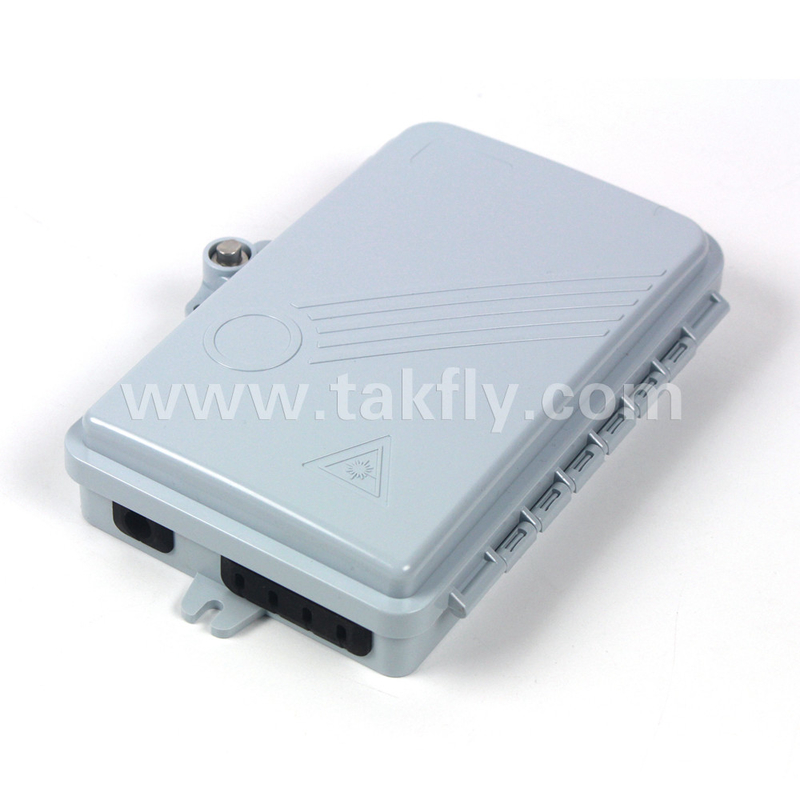 FTKS-1805-04A 4 পোর্ট ফাইবার টার্মিনেশন বক্স, FTTx ফাইবার ক্যাবল টার্মিনেশন বক্স হালকা ওজন