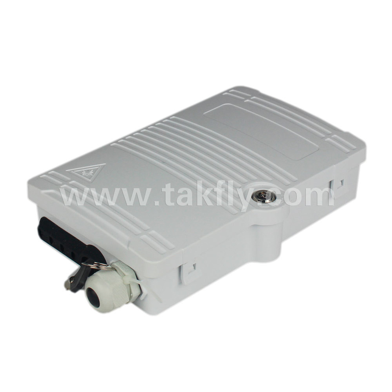 FTKS-1805-04B 4 পোর্ট ফাইবার টার্মিনেশন বক্স, FTTx ফাইবার অপটিক ডিস্ট্রিবিউশন বক্স IP65