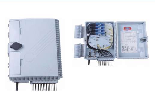 FTKS-1805-16F 16 পোর্ট ফাইবার টার্মিনেশন বক্স, FTTx ফাইবার ক্যাবল টার্মিনেশন বক্স হালকা ওজন