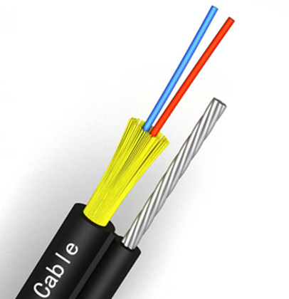 12 কোর টাইট স্লিভ FTTH-2C অপটিক্যাল ক্যাবল মসৃণ ইনস্টলেশন জন্য সহজ stripping