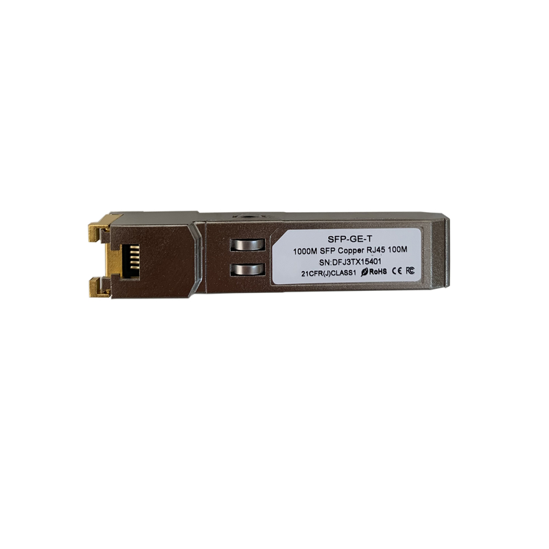 1000BASE-T SFP কপার 100m RJ-45 CISCO JUNIPER HUAWEI সামঞ্জস্যপূর্ণ SFP অপটিক্যাল ট্রান্সিভার মডিউল