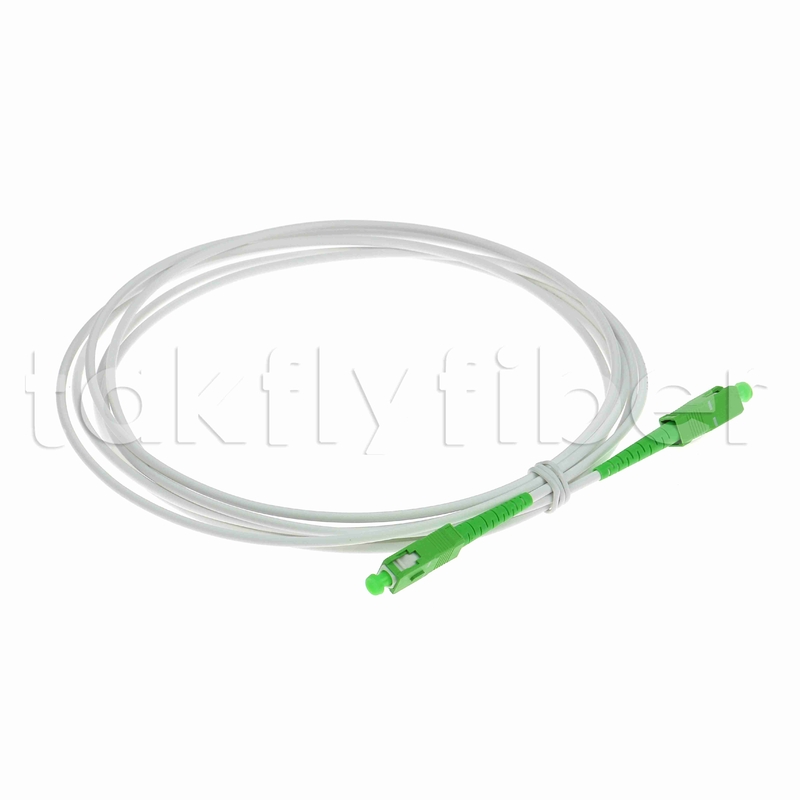 রোডেন্ট প্রতিরোধী G657A2 SC APC ফাইবার অপটিক প্যাচকর্ড বর্মযুক্ত ফাইবার প্যাচ ক্যাবল এসএম 3.0 মিমি