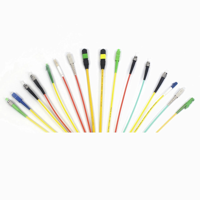 এসসি/এলসি/এসটি/এফসি ফাইবার অপটিক প্যাচ কর্ড 100 এন টেনশন শক্তি পিভিসি/এলএসজেডএইচ