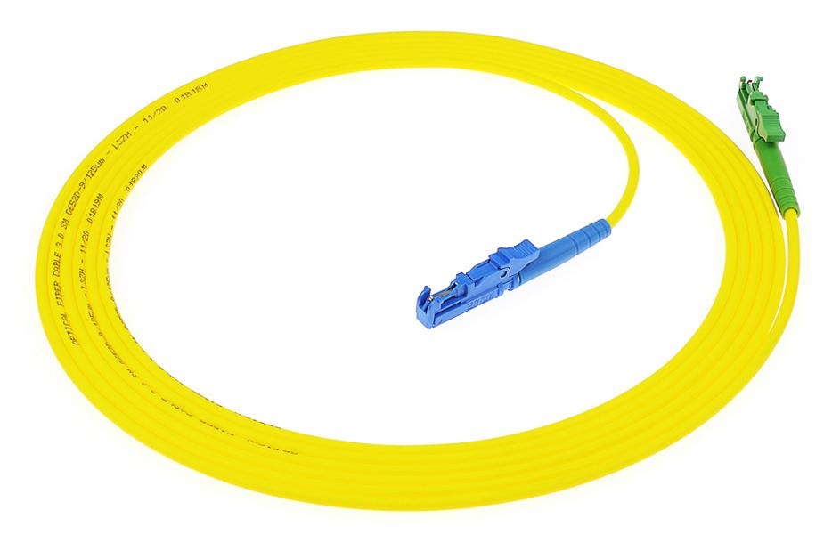 EC-EC Simplex Fiber Optic Patch cord UPC SM PVC/LSZH/TPU