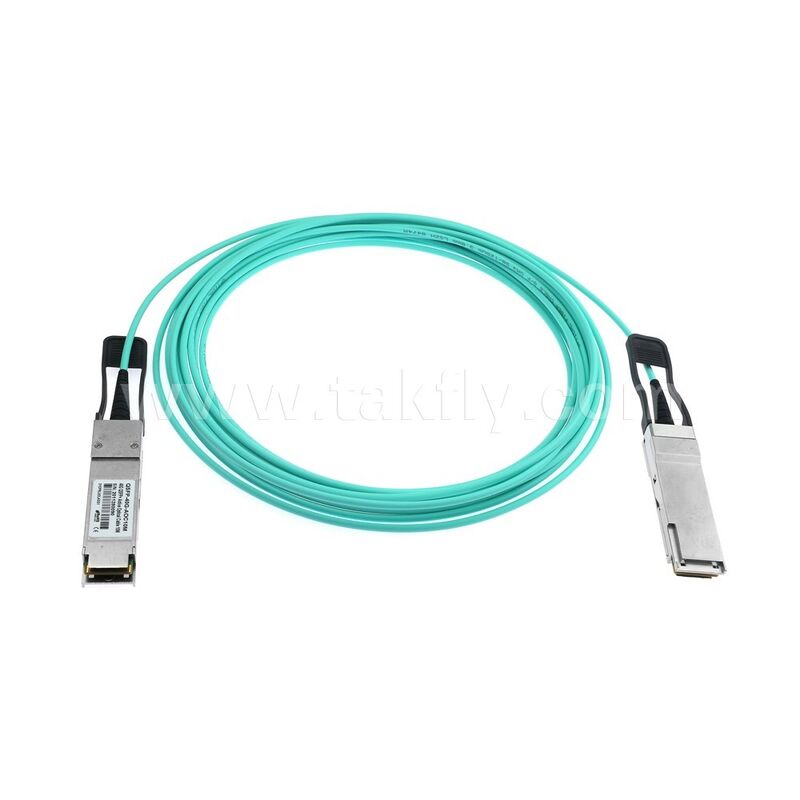 এওসি অ্যাক্টিভ অপটিক্যাল ক্যাবলস ফাইবার 40G QSFP+ থেকে 40G QSFP+ ডেটা সেন্টারের জন্য FTTH FTTX