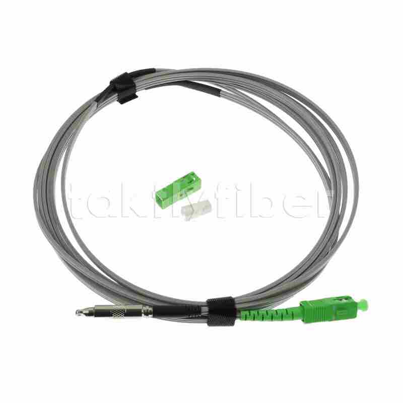 FTTH এবং FTTP-এর জন্য 2.0*5.2mm SC/APC থেকে SC/APC পুশযোগ্য ফাইবার ড্রপ ক্যাবল অ্যাসেম্বলি