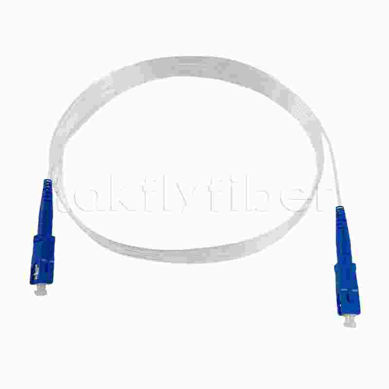 FTTH এবং FTTR-এর জন্য CPR Eca সার্টিফাইড SC SM G657A 2.0*3.0mm অদৃশ্য ফাইবার অপটিক প্যাচকর্ড