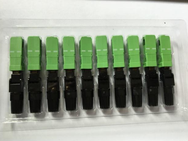 DF-5501 SC ফাস্ট কানেক্টর FTTH ড্রপ ক্যাবলের জন্য প্রাক-পোলিশ, টুল-মুক্ত