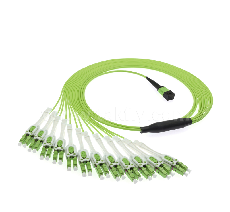 Future-Ready MPO/MTP-LC OM5 Breakout Cable – SWDM-Optimized, High-Density Cabling for 400G Hyperscale Data Centers