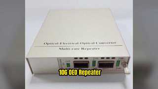 10G OEO ফাইবার রিপিটার SFP+ থেকে SFP+ নেটওয়ার্ক বুস্ট