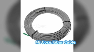 পুলযোগ্য প্রি-সংযোগযুক্ত বুলেট SCAPC চিত্র 8 FTTH ফাইবার অপটিক কেবল প্যাচ কর্ড, 2.0x5.2 মিমি